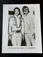 Elvis Presley - Gesigneerde foto JD Sumner, Verzamelen, Muziek, Artiesten en Beroemdheden, Ophalen of Verzenden, Zo goed als nieuw