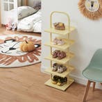 Schoenenrek Poytya voor kinderen 96x30x27 cm vanillekleurig, Verzenden, Nieuw