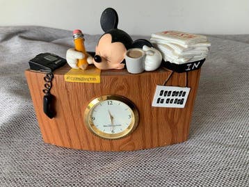 Disney - Mickey aan bureau - 1 Figure, Nieuw
