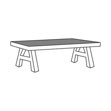 Salontafel T13-KM Maurik - salontafel, Huis en Inrichting, Tafels | Salontafels, Nieuw, Overige materialen