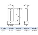 Philips TUV PL-S 9W/4P UV-C | 2G7 | Lengte 15.1cm, Ophalen of Verzenden, Nieuw