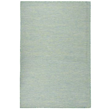 vidaXL Buitenkleed platgeweven 120x170 cm turquoise, Verzenden, Nieuw