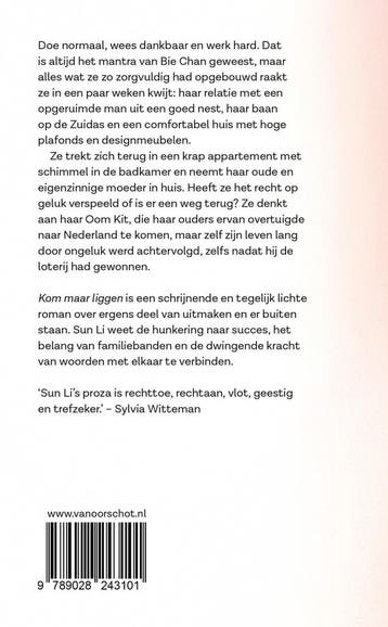 Kom maar liggen 9789028243101 Sun Li, Verzenden, Zo goed als nieuw, Sun Li