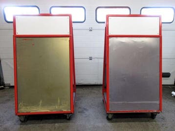 Reclamebord, Stoepbord, Dubbelzijdig  A1 formaat, B76 x D75