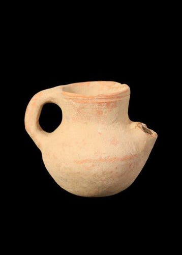 Amlash Terracotta Kleine gietkan (Zonder minimumprijs)
