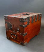 Antieke Japanse Suzuri-bako/Funa-tansu (Kake-suzuri) kist -, Antiek en Kunst