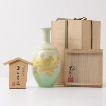 Vaas - Porselein - Japan - Levend Nationaal Erfgoed -