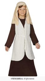 Kerststal Herder Kostuum Kind, Verzenden, Nieuw, Feestartikel