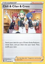 Trainer Chili & Cilan & Cress 227/264 (Fusion Strike), Ophalen of Verzenden, Nieuw, Losse kaart, Foil