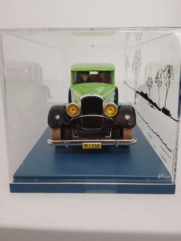 1:24 - Modelauto - TINTIN - Kuifje-auto 1/24 – De groene, Nieuw