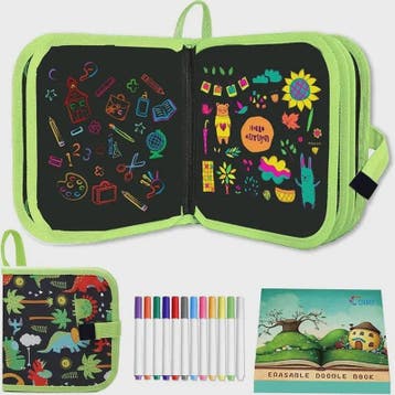 Herbruikbaar Tekenboek voor Kinderen - Inclusief 12 Kleurpot, Verzenden, Nieuw