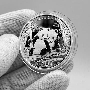 China. 10 Yuan 2026 – Panda – 30 g Silver coin – Ag .999 –