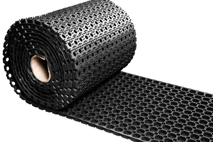 Rubber ringmat op rol - Breedte 50 cm - Rol van 5 meter, Tuin en Terras, Deurmatten, Verzenden