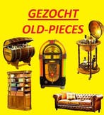**GEZOCHT ANTIEK** MANCAVE bruin cafe emaille