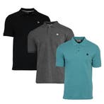 Donnay Donnay Heren - 3-Pack - Polo shirt Noah - Zwart /, Kleding | Heren, Polo's, Verzenden, Nieuw