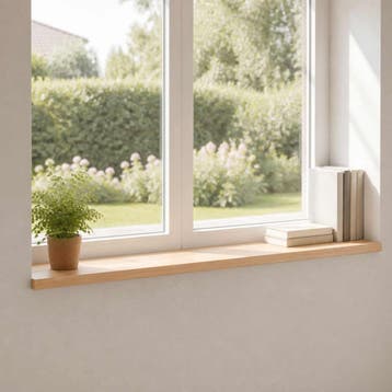 vidaXL Raamkozijnen 2 st Naturel 140 x 20 x 2 cm Massief, Verzenden, Nieuw