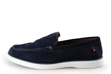 Memphis One Loafers in maat 41 Blauw, Kleding | Heren, Loafers, Zo goed als nieuw, Memphis One, Verzenden