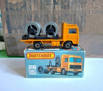 Matchbox 1:64 - Modelauto - Cable Truck model 26 - Mooi, Nieuw