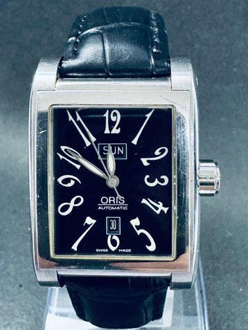 Oris - Rectangular Daydate - 7525-40-02 - Heren - 2010-2020, Nieuw