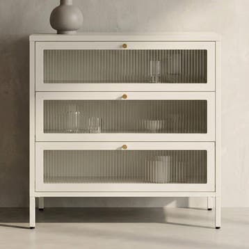 *WOONWINKEL* Kare Design Naxos Klepdeuren Kast Off White Met, Verzenden, Nieuw
