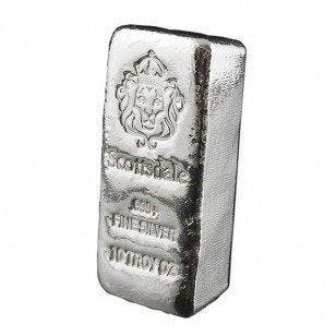 10 troy ounce - Zilver .999 - 10 oz Scottsdale Chunky 999