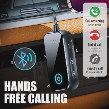 Bluetooth 6.0 Audio Zender & Ontvanger (2-in-1) met Microfoo, Verzenden, Nieuw