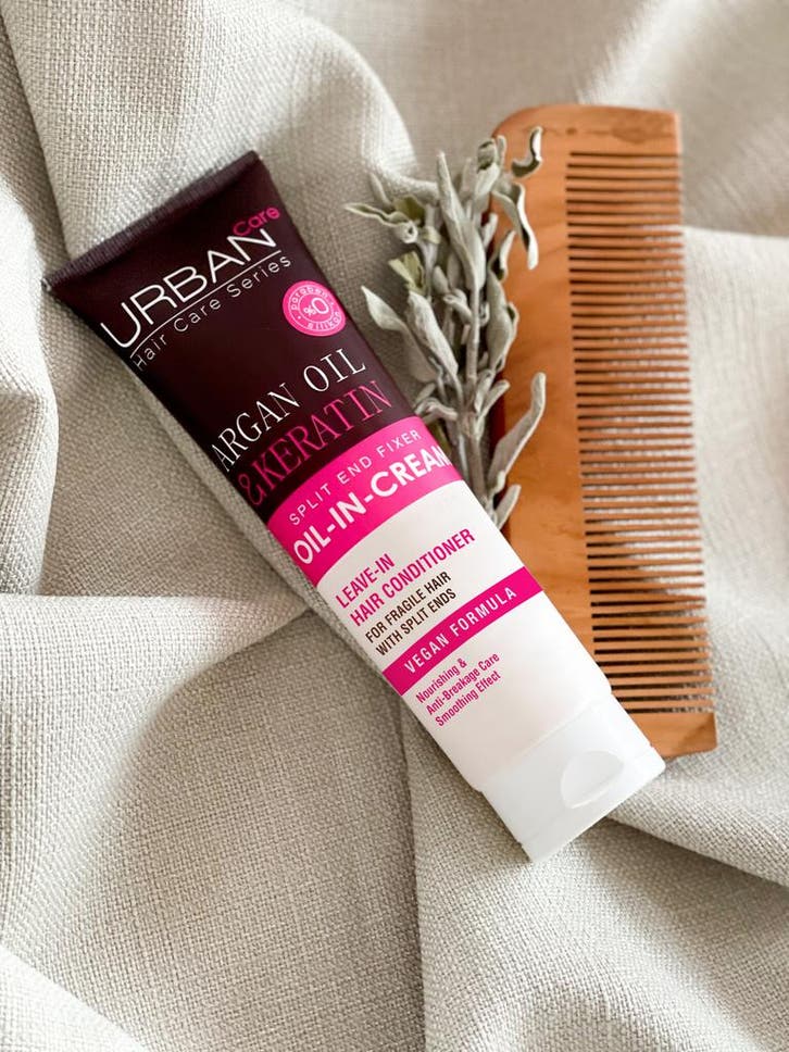 Urban Care Argan Oil & Keratin Oil-In Cream - 150ml, Sieraden, Tassen en Uiterlijk, Uiterlijk | Haarverzorging, Shampoo of Conditioner