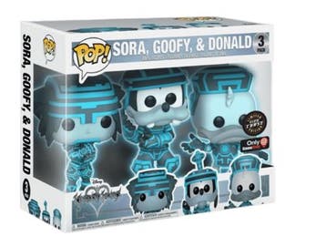 Funko POP! - Kingdom Hearts - (Tron) Sora, Goofy & Donald, Verzamelen, Poppetjes en Figuurtjes, Verzenden, Nieuw