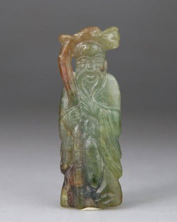Hanger Chinees Plaat - Shoulao - Jade Celadon - jadeiet -