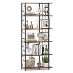 LIVSK Moderne Boekenkast - 6 Planken - Geometrisch Ontwerp -, Verzenden, Nieuw