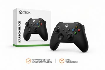 Xbox Wireless Controller Carbon Black, Verzenden, Nieuw
