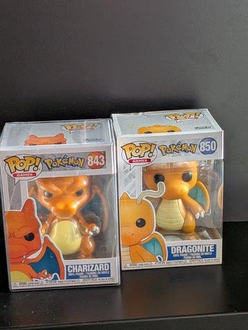 Funko - Funko Pop - Pokémon - Charizard #843 + Dragonite