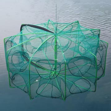 Duurzaam Opvouwbaar Visnet met 6/8/10 Opening - Ideaal voor