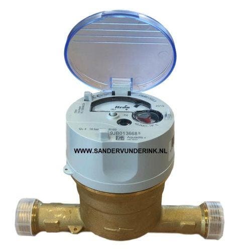 Itron watermeter 2,5m3 voor 22mm leiding, Doe-het-zelf en Verbouw, Elektra en Kabels, Nieuw, Ophalen of Verzenden
