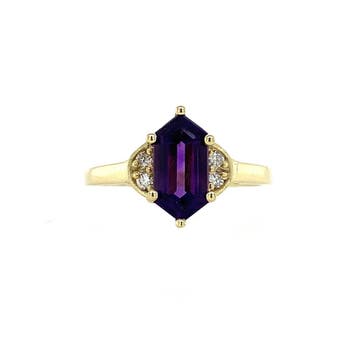 Brigitte ring 14 krt - Violet, Ophalen of Verzenden, Nieuw