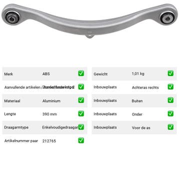 Draagarm Mercedes-Benz GLS 350 d 4-matic (X167) Van 2019-04, Verzenden, Nieuw, Mercedes-Benz