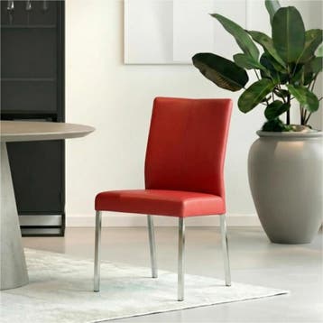 Set van 8 Leren eetkamerstoelen Comfort - Toledo Ducati, Huis en Inrichting, Stoelen, Ophalen of Verzenden, Nieuw, Leer