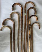 Wandelstok (17) - Hout, Metaal - Wandelstokken / Schilden, Antiek en Kunst