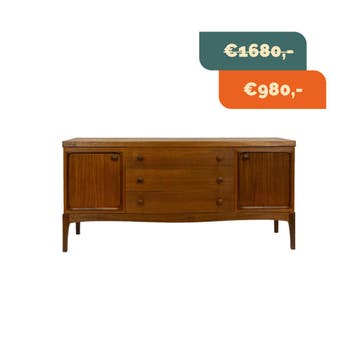 Dressoir | Vintage | Teak |  4257, Minder dan 50 cm, 75 cm of meer, Teakhout, Mid-Century