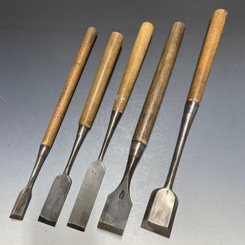 Tsuki Nomi, Maru | Slick Extra Long Chisel Round, Paring,