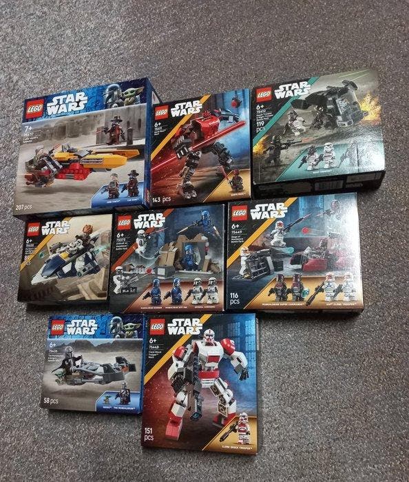 Lego Set - Star Wars - Star Wars 75412 , 75436 , 75373 ,, Kinderen en Baby's, Speelgoed | Duplo en Lego