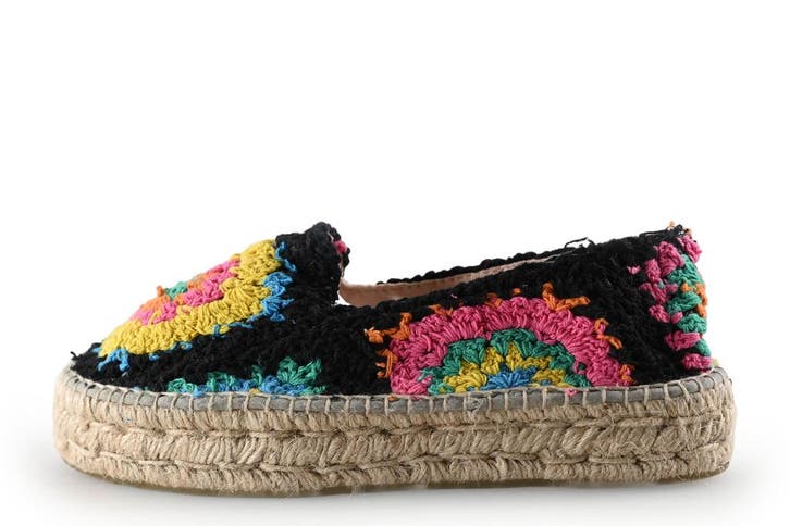 Manebi Espadrilles in maat 38 Zwart, Kleding | Dames, Schoenen, Zwart, Gedragen, Verzenden