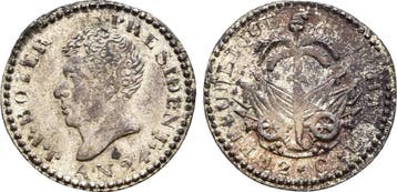 12 Centimes An 24 = 1827 Haiti Republik:, Verzenden