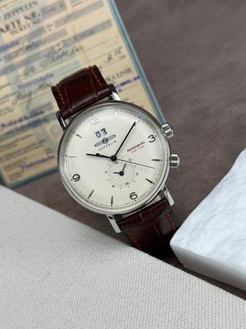 Zeppelin - Hindenburg Dual Time Zone / Date - Zonder, Nieuw