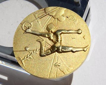 Salvador Dali (1904-1989) - sculptuur, Olympic - 3 cm -