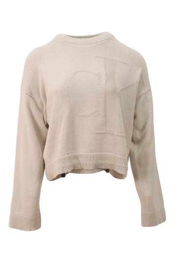 Calvin Klein Trui in maat S Wit, Calvin Klein, Verzenden, Zo goed als nieuw, Wit