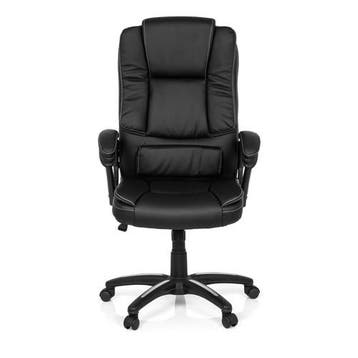 Bureaustoel | Met Armleuning | Kunstleder | Zwart | Relax, Huis en Inrichting, Bureaus, Verzenden, Nieuw