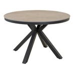 Davos eettafel Ø118 cm - matt antraciet, Ophalen of Verzenden, Nieuw