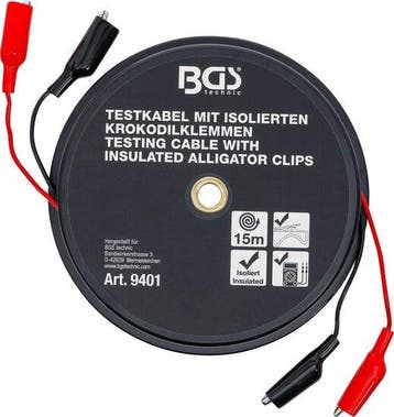 Bgs Technic Krokodillenbek-kabelbox zelfoprollend 15 m, Verzenden, Nieuw
