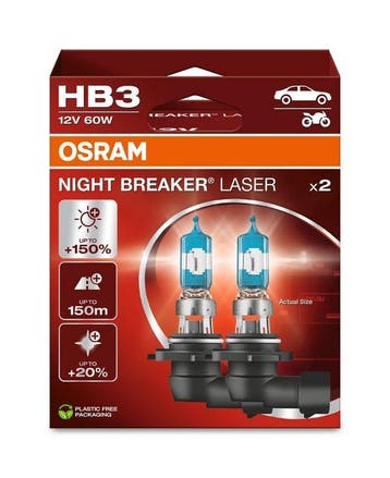 Osram Night Breaker HB3, 12V60W, Verzenden, Nieuw